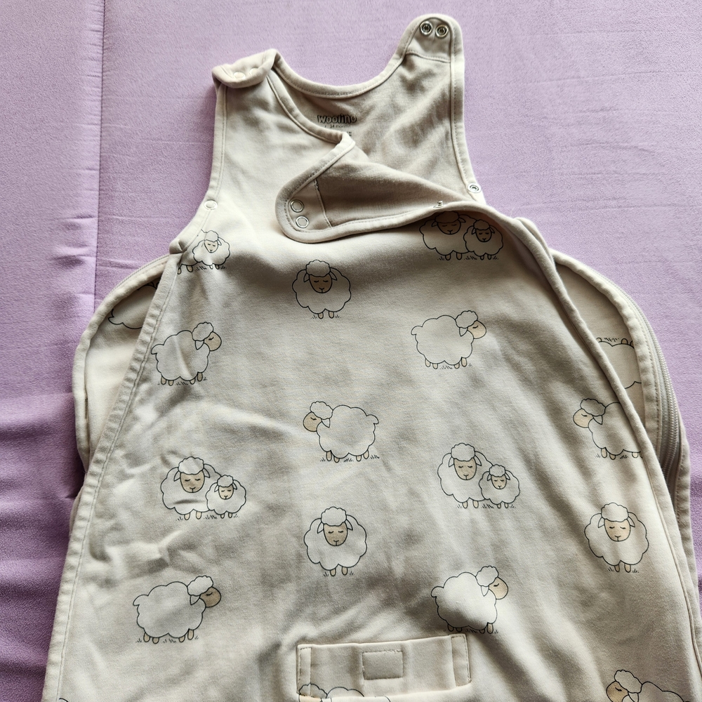 Woolino Cozy Sheep Print Kids Sleep Sack